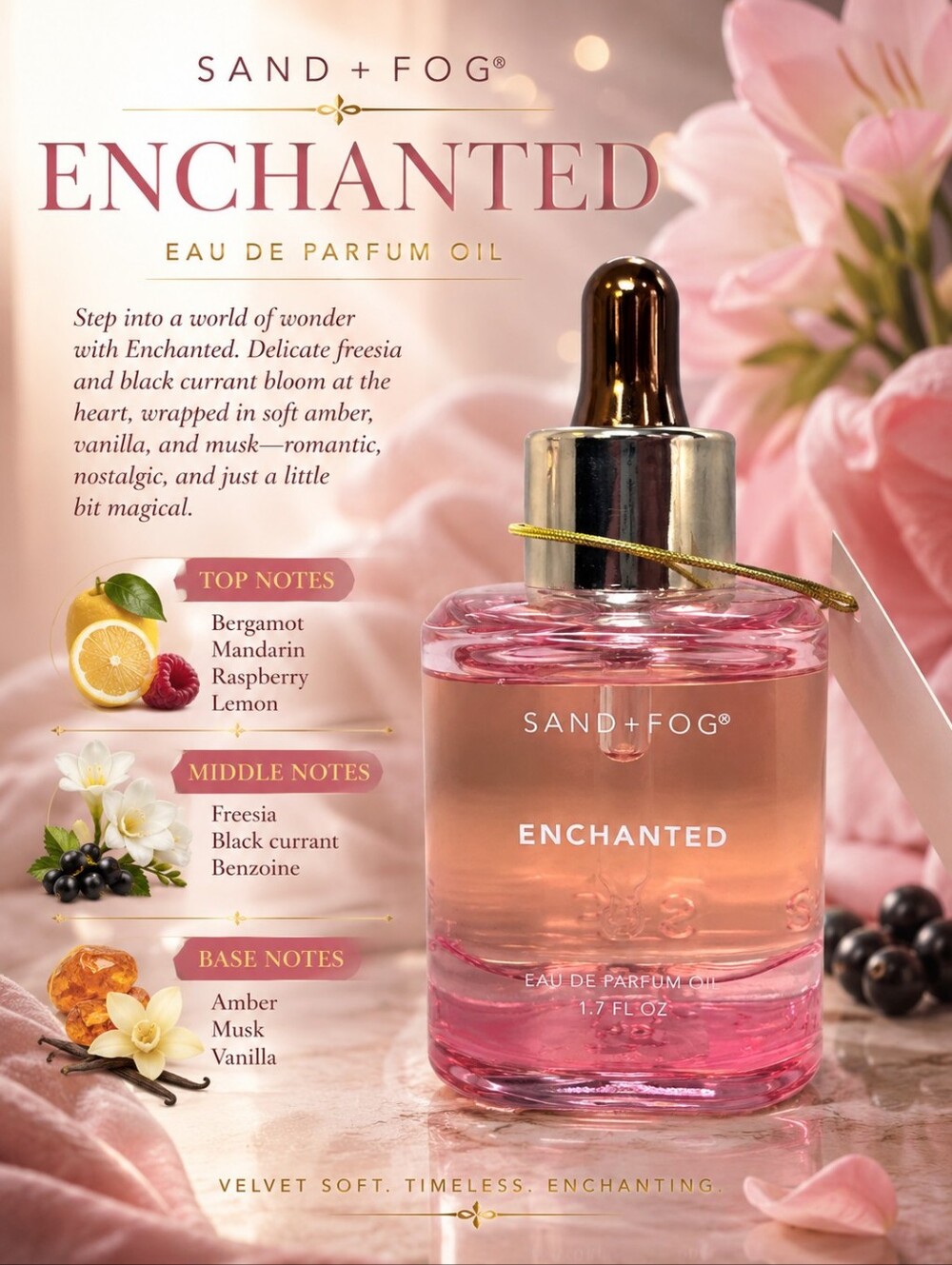 Hard To Find *US Import* Sand + Fog Enchanted - Alcohol Free